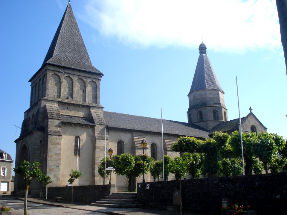 Bénévent-l'Abbaye (Creuse, Fr),l'église