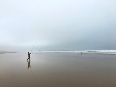 Wide horizon morocco photo