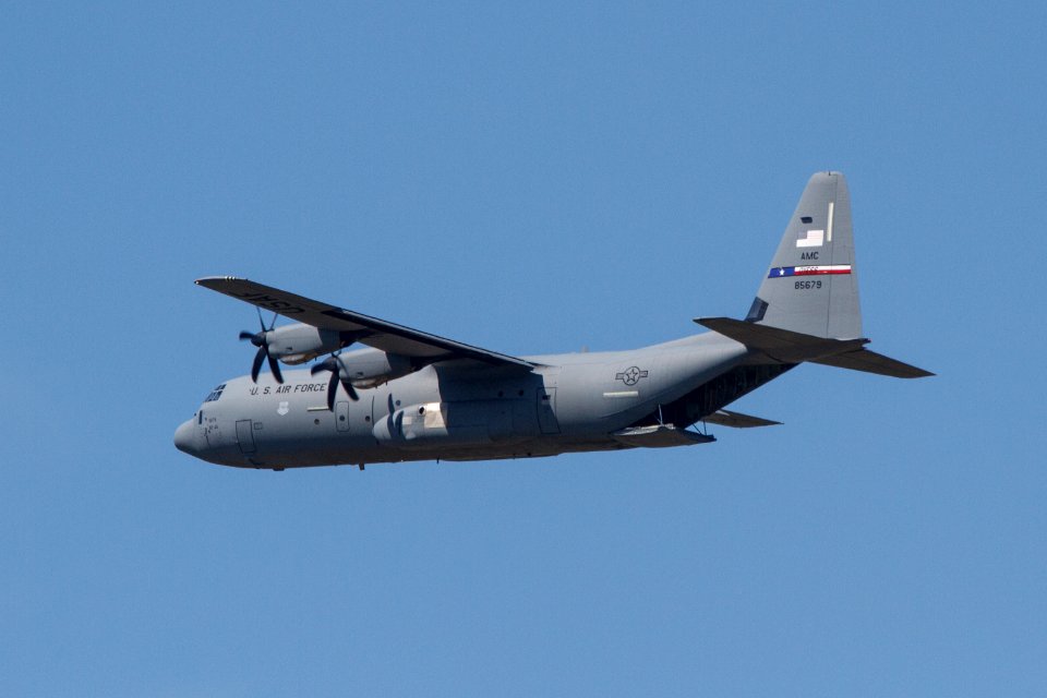 C-130J Super Hercules Air Drop Dyess AFB 2015 8