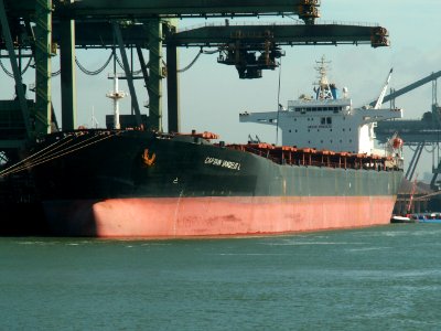 Captain Vangelis L p -1, Mississippi harbour, Port of Rotterdam, Holland 29-Mar-2006