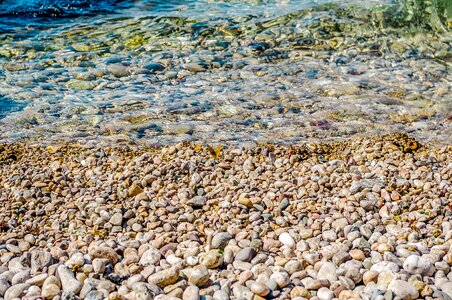 Beach sand stone