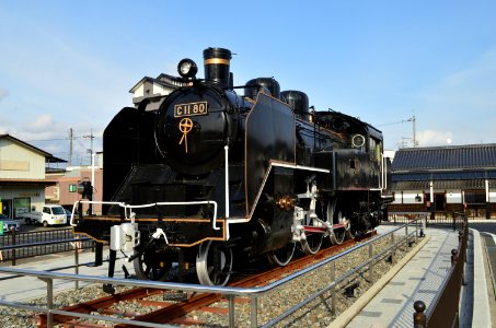 C11 80 at Tsuyama Station