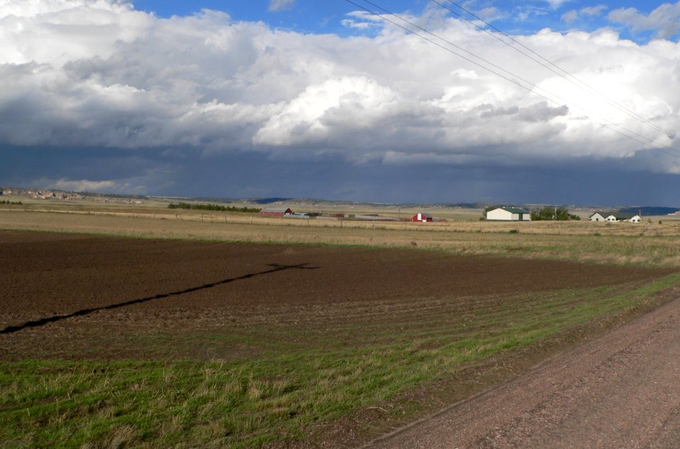C. C. Hampton homestead from NW long 1