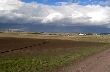 C. C. Hampton homestead from NW long 1