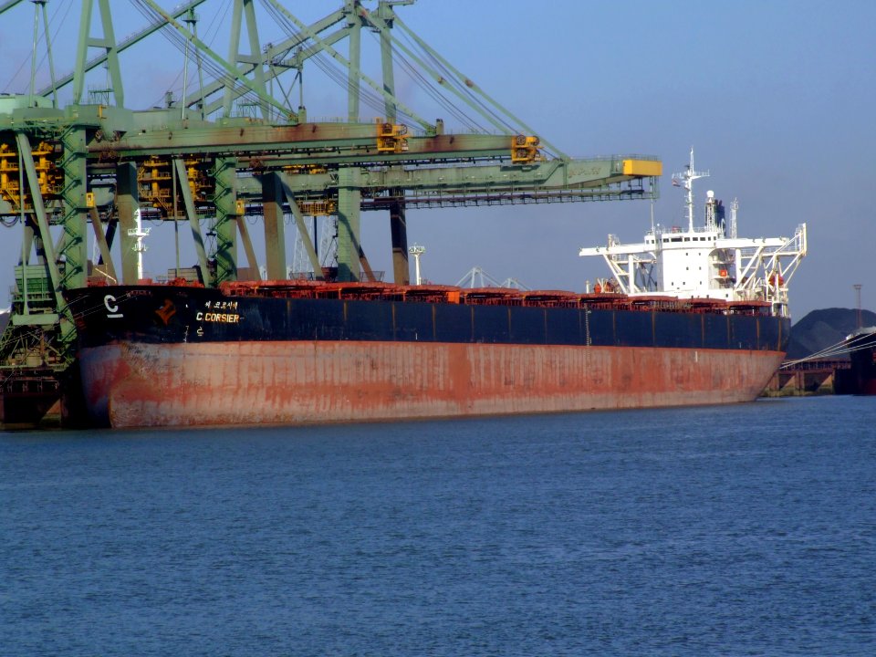 C. CORSIER - IMO 9000936 - Callsign DSOM9 - p4, Mississippi harbour, Port of Rotterdam, Holland 08-Mar-2007