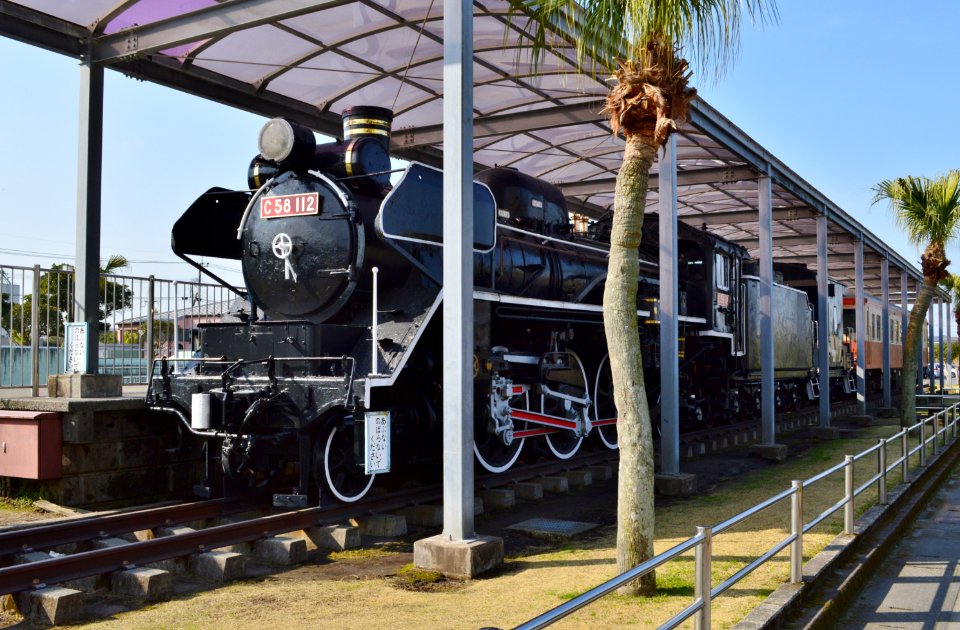 C58 112 at Shibushi Line and Osumi Line Park