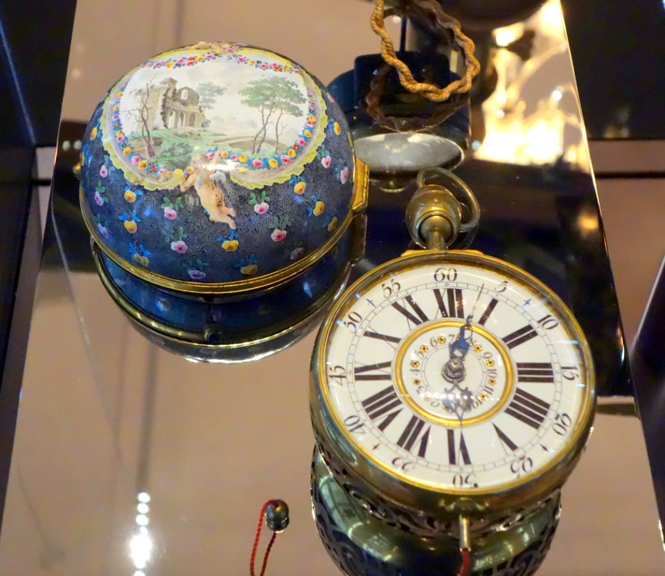 Carriage clock, Johann Andreas Lehmann, Reinharz, 1755 - Mathematisch-Physikalischer Salon, Dresden - DSC08107