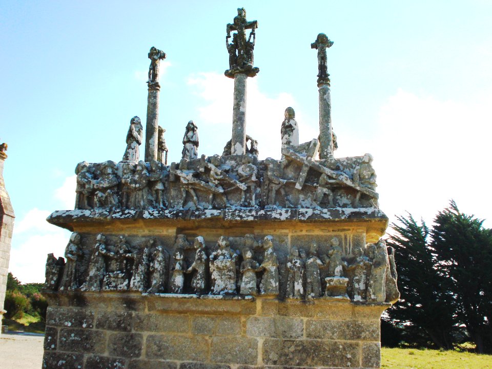 Calvaire de Tronoën, vue d'ensemble nord