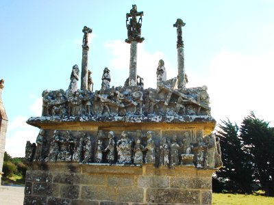 Calvaire de Tronoën, vue d'ensemble nord