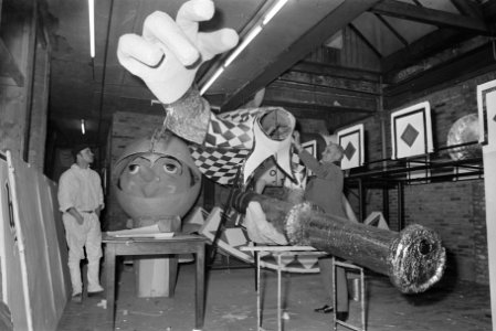 Carnavalsverenigingen maken voorbereidingen, Den Bosch, Bestanddeelnr 924-2701