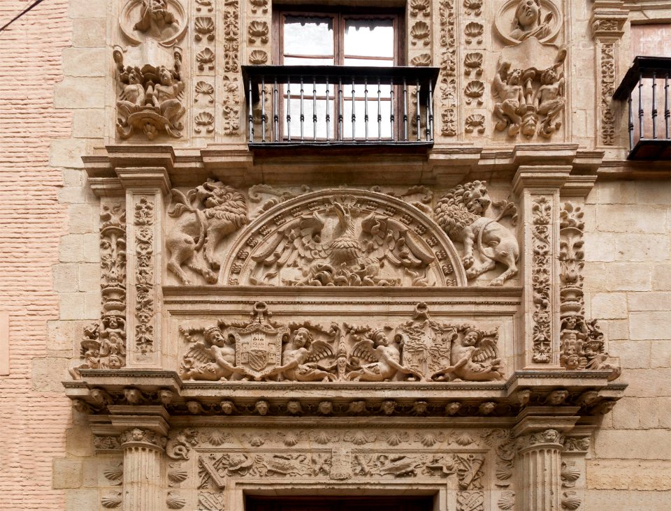 Casa de Castril detail facade Granada Spain