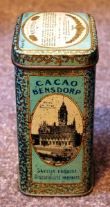Cacao Bensdorp blikje, Middelbourg, Abbaye-, Dam-, Hotel de Ville-, foto4