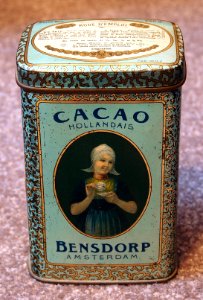 Cacao Bensdorp blikje, Middelbourg, Abbaye-, Dam-, Hotel de Ville-, foto1