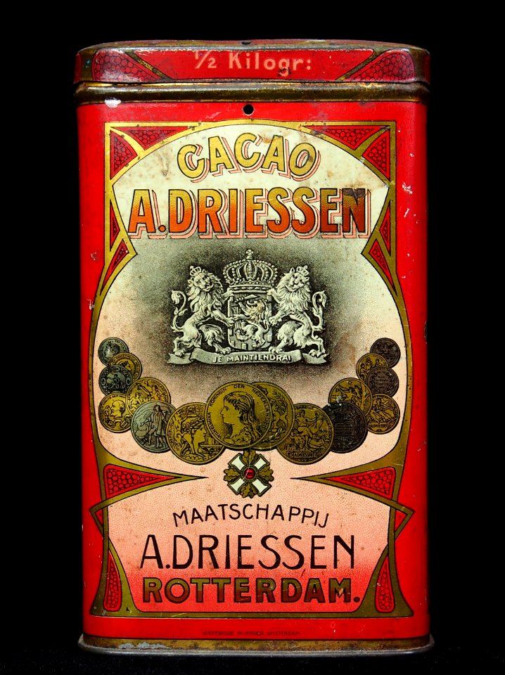 Cacao A Driessen 500gram blik, foto3