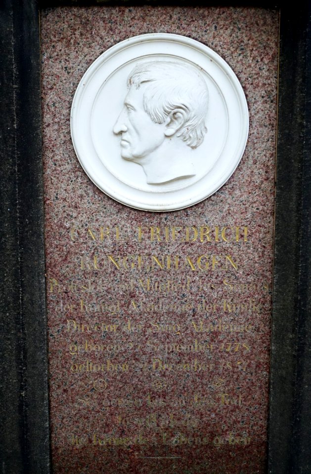 Carl Friedrich Rungenhagen - Dorotheenstädtischer Friedhof - Berlin, Germany - DSC00338