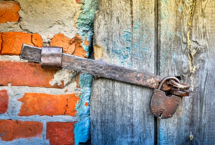 Door old antiques photo