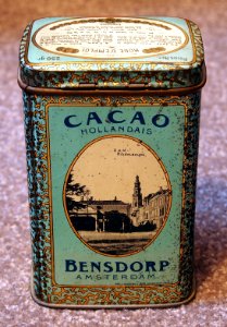 Cacao Bensdorp blikje, Middelbourg, Abbaye-, Dam-, Hotel de Ville-, foto3