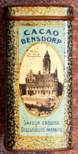 Cacao Bensdorp blikje, Middelbourg, Abbaye-, Dam-, Hotel de Ville-, foto6