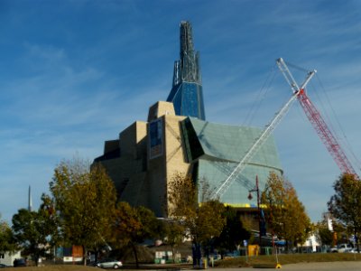 Canadian Museum for Human Rights under Construction 01 photo