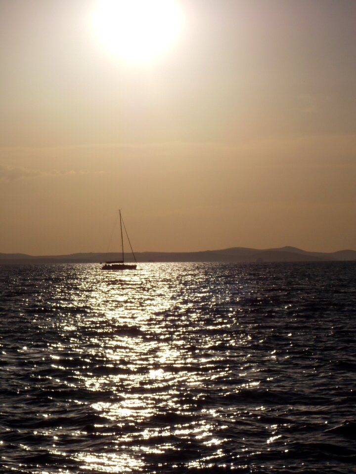 In the evening nature summer