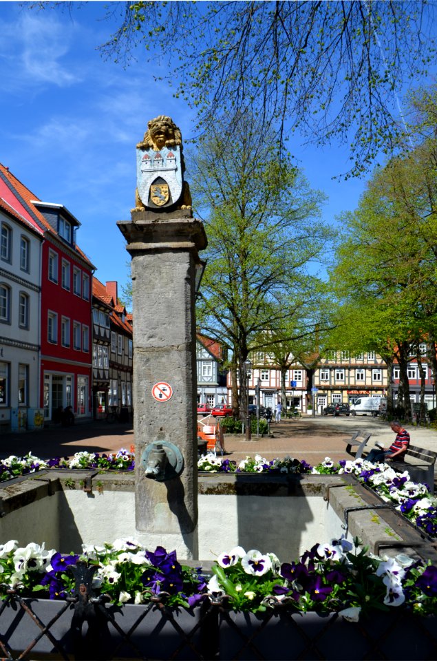 Celle, Brandplatz, Brunnen