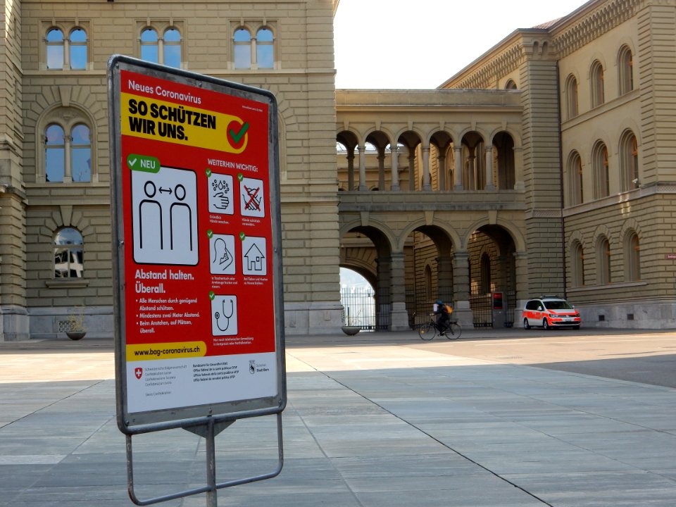 Bundeshaus Bern während COVID-19 (2)