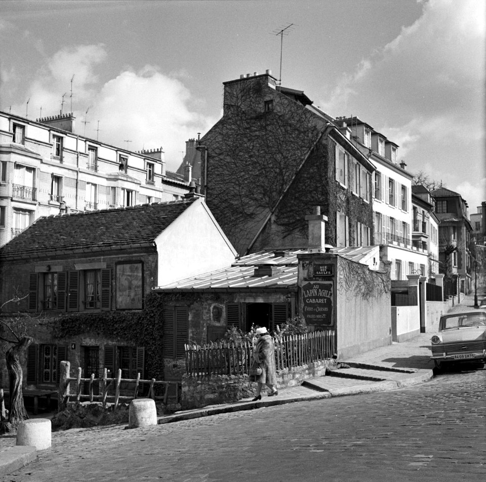 Cabaret Au Lapin Agile aan de Rue des Saulfs in Montmartre, Bestanddeelnr 254-0594