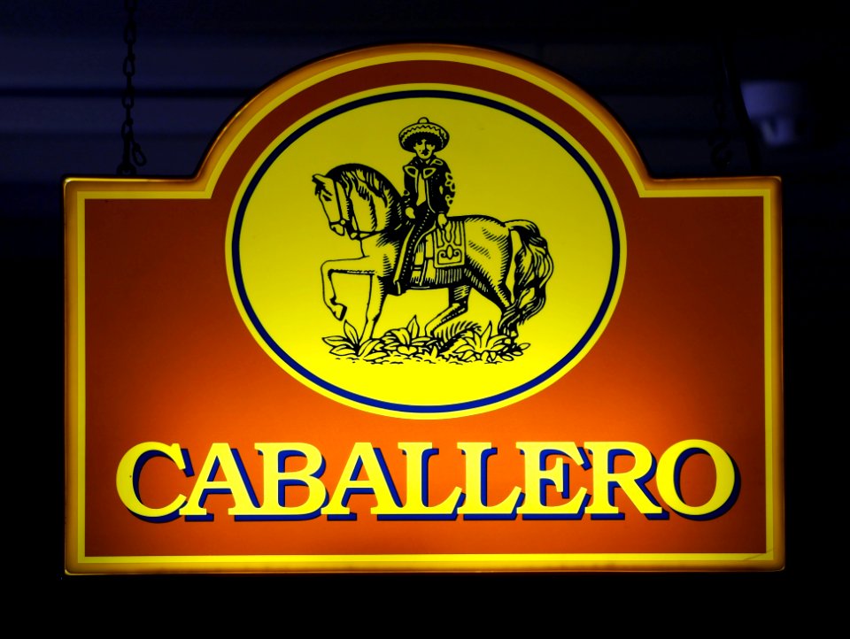 Caballero lichtreclame