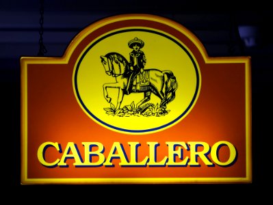Caballero lichtreclame