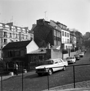 Cabaret Au Lapin Agile aan de Rue des Saulfs in Montmartre, Bestanddeelnr 254-0591