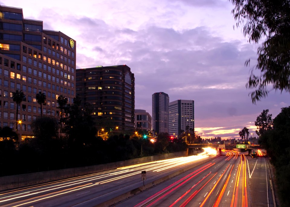 Burbank media district along SR 134 2015-01-11