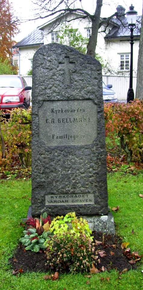 C A Bellman, kyrkovärd, Alla Helgona kg