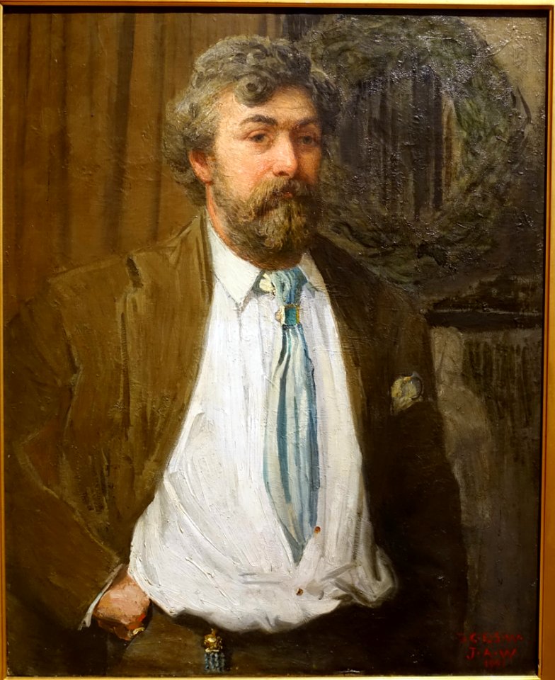 C.E.S. Wood by Julian Alden Weir, 1901, oil on canvas - Portland Art Museum - Portland, Oregon - DSC08727