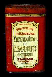 C Kamphuys Cacaopulver blikje, foto3