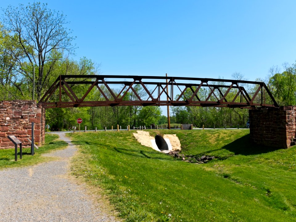 C and O Canal and Maryland Route 107 at Whites Ferry