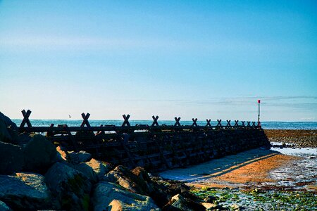 Seaside coastline sand photo