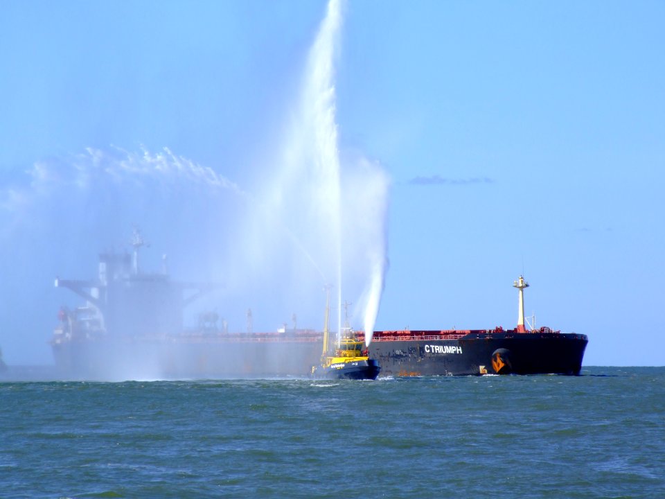 C Triumph 06 approaching Port of Rotterdam, Holland 29-Aug-2007