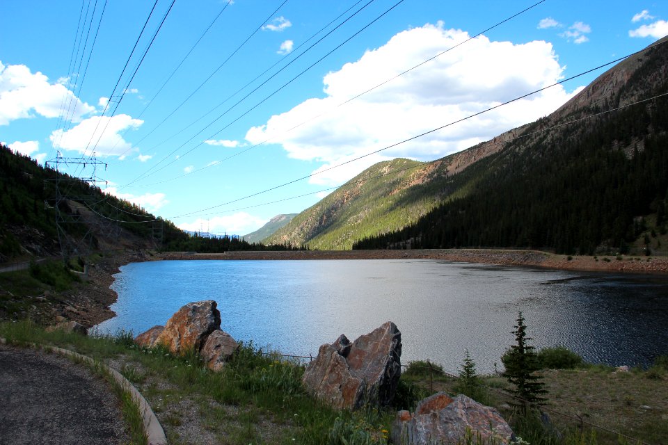 Cabin Creek Hydroelectric Reservoir, Colorado, July 2016