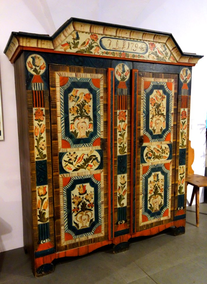 Cabinet, 1794 - Museum für Sächsische Volkskunst - DSC08347