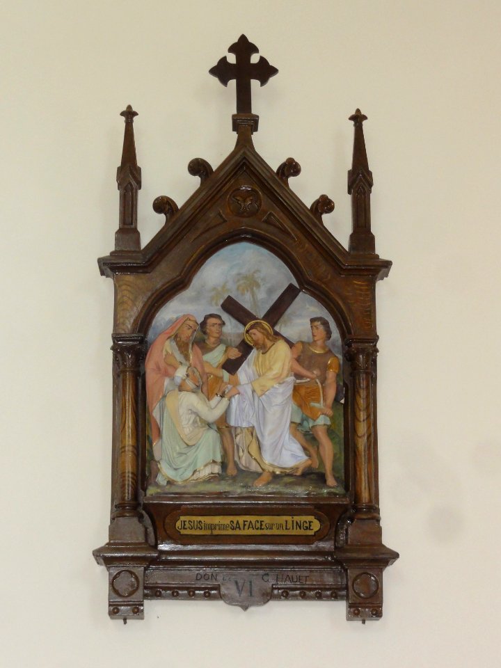 Chemin de croix de l'église Saints-Pierre-et-Paul de Dorengt, station 06