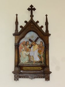 Chemin de croix de l'église Saints-Pierre-et-Paul de Dorengt, station 06