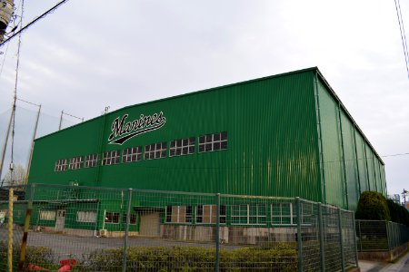 Chiba Lotte Marines training center, in Saitama, from main street