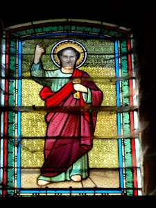 Châtillon-lès-Sons (Aisne) église, vitrail 01