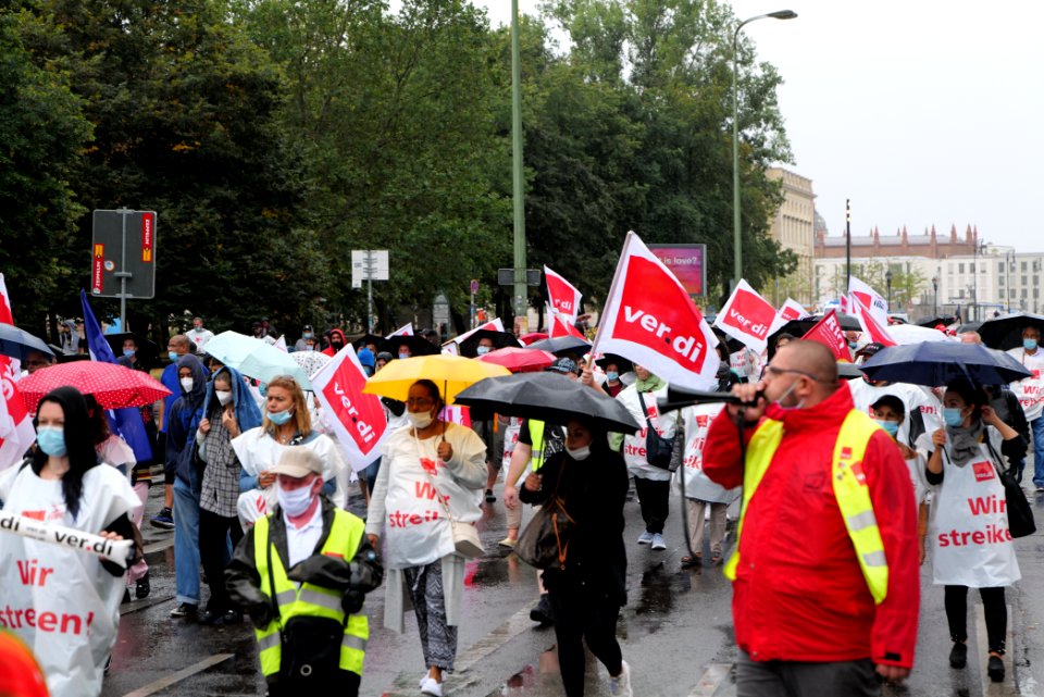 CFM strike demonstration Berlin 2020-08-26 06