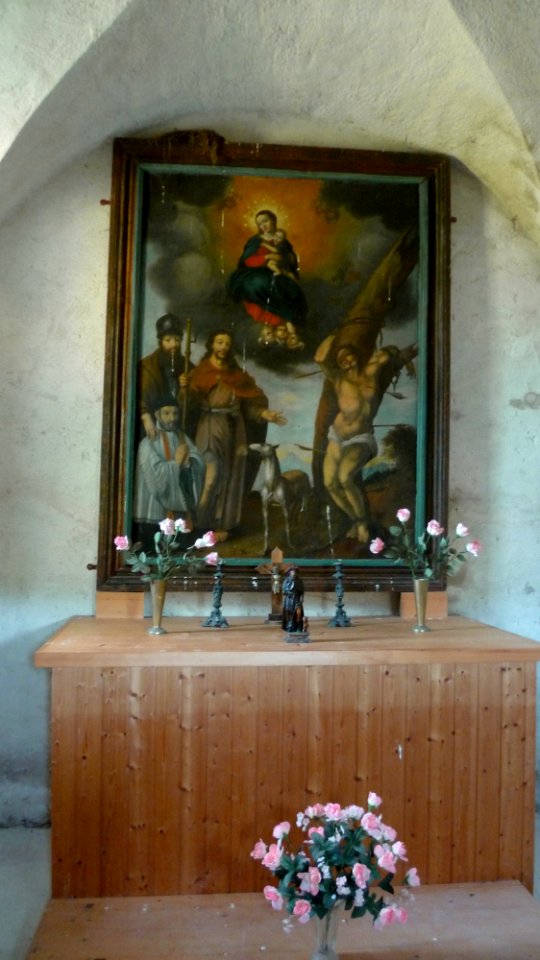 Chapelle Saint Roch à Foncine le Haut, intérieur