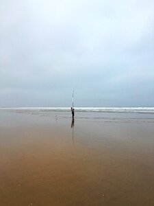 Angler fishing rod morocco photo