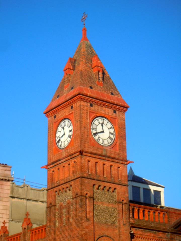 Chapel Royal, North Street, Brighton (NHLE Code 1380625) (December 2016) (Clock Tower)