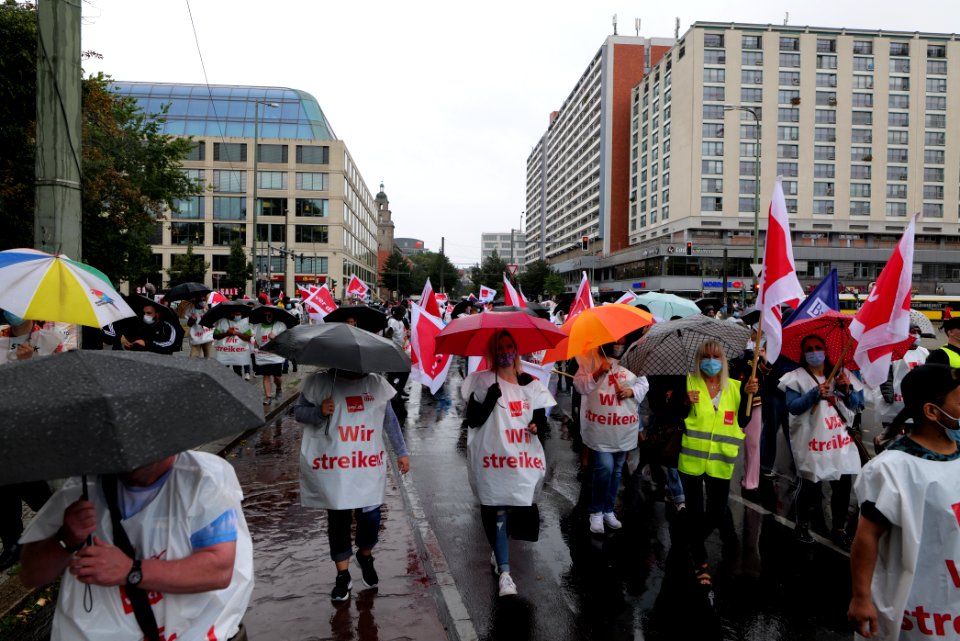 CFM strike demonstration Berlin 2020-08-26 21