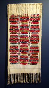 Ceremonial cloth, K'iche' Maya, Chichicastenango, early 20th century, cotton - Textile Museum of Canada - DSC01129