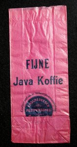 CoöperatieveInkoopvereeniging Enschedeesch Postpersoneel, Koffie zakje, achterkant